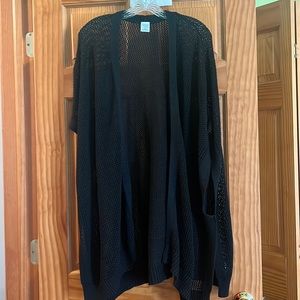 Black cardigan